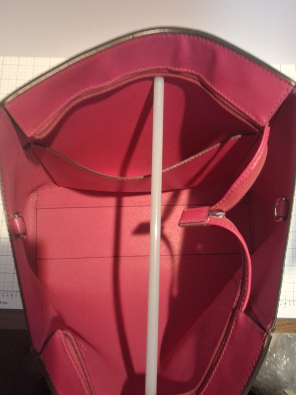 Michael Kors Pink Saffiano Leather Tote Bag - Picture 16 of 16
